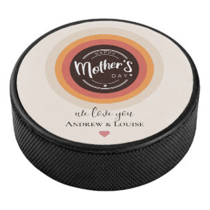 Happy moederdag hockey puck