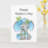 Happy Moederdag Holiday kaart (Gele Bloem)