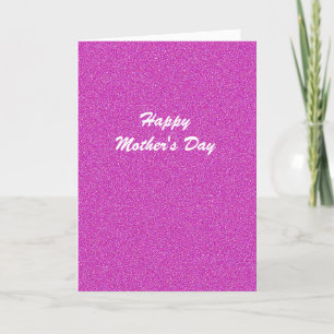 Happy Moederdag Hot Pink Kaart