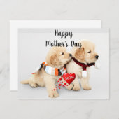 Happy Moederdag—hou van je moeder Feestdagenkaart (Voorkant / Achterkant)