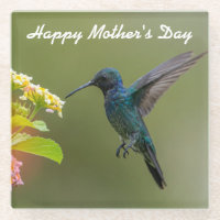 Happy Moederdag Hummingbird Onderzetter