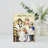 Happy Moederdag, illustratie Briefkaart (Staand voorkant)