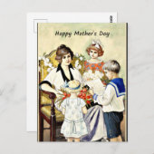 Happy Moederdag, illustratie Briefkaart (Voorkant / Achterkant)