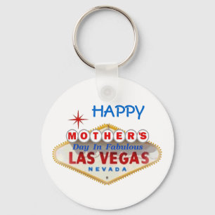 HAPPY Moederdag in Fabulous Las Vegas Sleutelhange Sleutelhanger