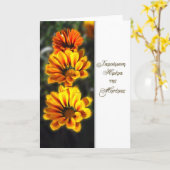 Happy Moederdag in het Grieks Kaart (Gele Bloem)