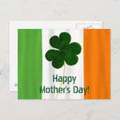 Happy Moederdag Irish Flag Shamrock Ierland Briefkaart (Voorkant / Achterkant)