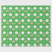 "Happy Moederdag Irish Green Cadeaupapier (Vlak)
