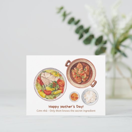 Happy Moederdag Kaart (Staand voorkant)