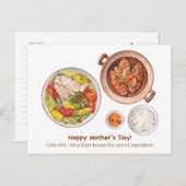 Happy Moederdag Kaart (Voorkant / Achterkant)