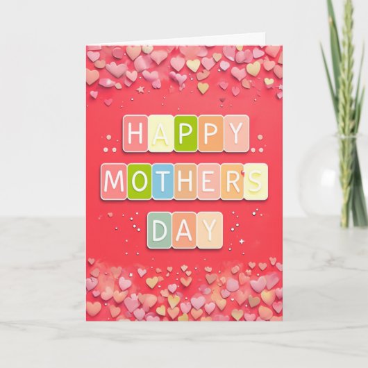 Happy Moederdag Kaart (Voorkant)