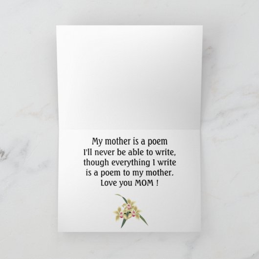 Happy Moederdag Kaart (Binnen)