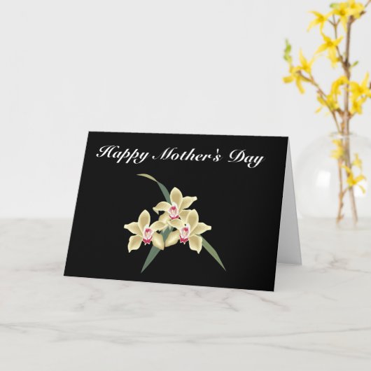 Happy Moederdag Kaart (Gele Bloem)