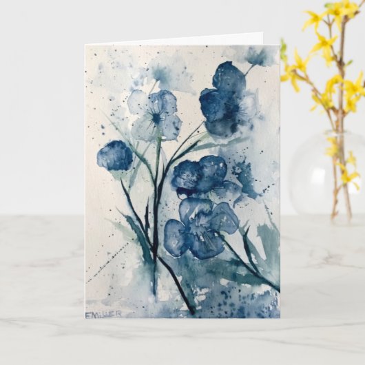 Happy Moederdag Kaart (Gele Bloem)