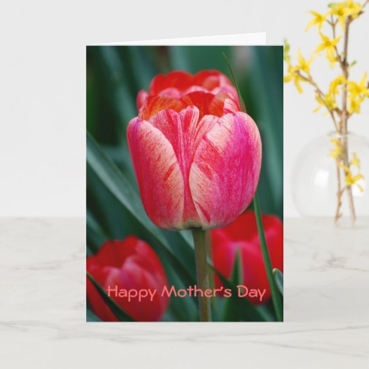 Happy Moederdag Kaart (Gele Bloem)