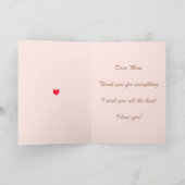 Happy Moederdag Kaart (Binnen)