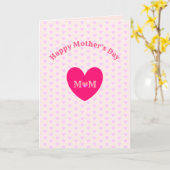 Happy Moederdag Kaart (Gele Bloem)