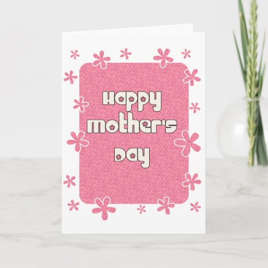 Happy Moederdag Kaart (Voorkant)