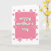 Happy Moederdag Kaart (Gele Bloem)