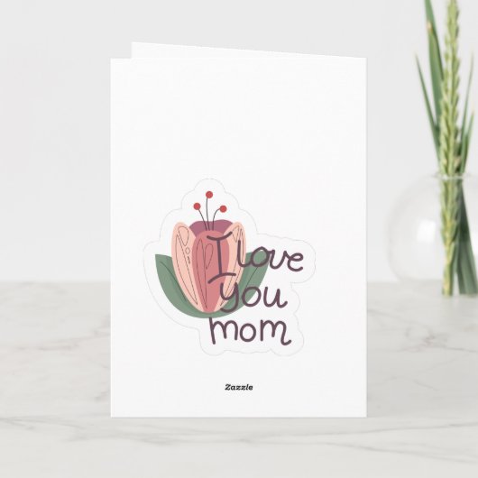 Happy Moederdag Kaart (Achterkant)