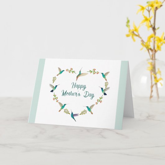 Happy Moederdag Kaart (Gele Bloem)