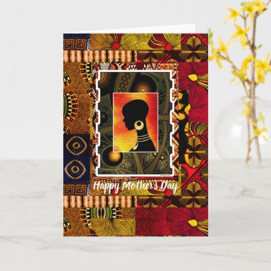 Happy Moederdag Kaart (Gele Bloem)