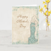 Happy Moederdag Kaart (Gele Bloem)