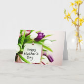 Happy Moederdag Kaart (Gele Bloem)