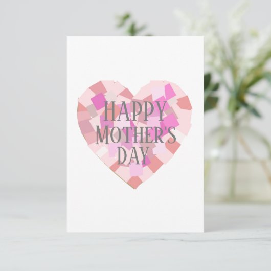 HAPPY-MOEDERDAG kaart (Staand voorkant)