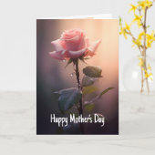 "Happy Moederdag Kaart (Gele Bloem)