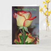 Happy Moederdag Kaart (Gele Bloem)
