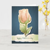 Happy Moederdag, kaart (Gele Bloem)