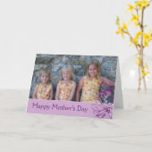 Happy Moederdag Kaart (Gele Bloem)