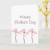 Happy Moederdag Kaart (Gele Bloem)