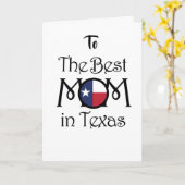 Happy Moederdag Kaart - Beste moeder in Nederland (Gele Bloem)