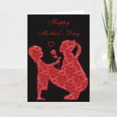 Happy Moederdag Kaart kindercadeau voor mama (Voorkant)