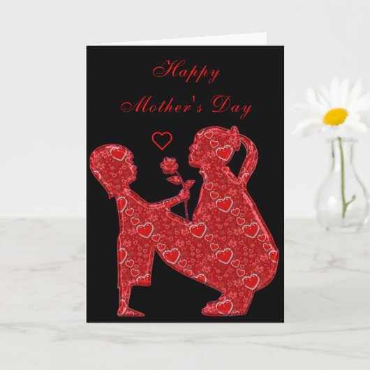 Happy Moederdag Kaart kindercadeau voor mama (Kleine Plant)
