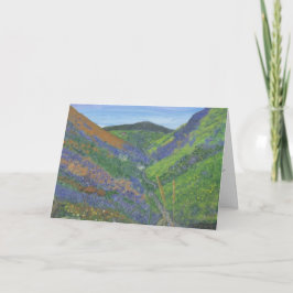 Happy Moederdag Kaart - Lente op de berg