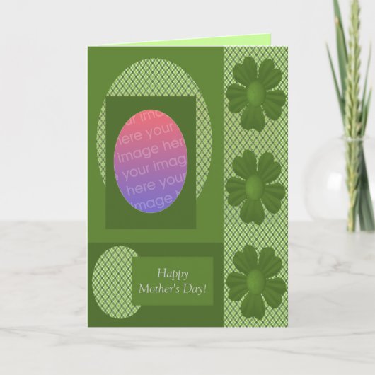 Happy Moederdag Kaart Sjabloon (Voorkant)