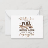 Happy Moederdag kaarten met inspirerend quotes Notitiekaartje (Achterkant)