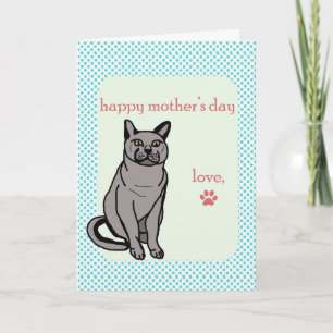 Happy Moederdag   Kat Kaart