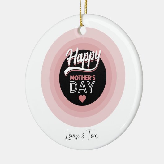 Happy moederdag keramisch ornament (Links)