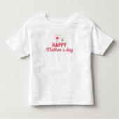 Happy Moederdag Kinder Shirts (Voorkant)