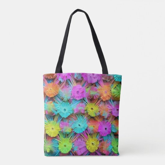 Happy moederdag kleurful adornement gepersonalisee tote bag (Achterkant)