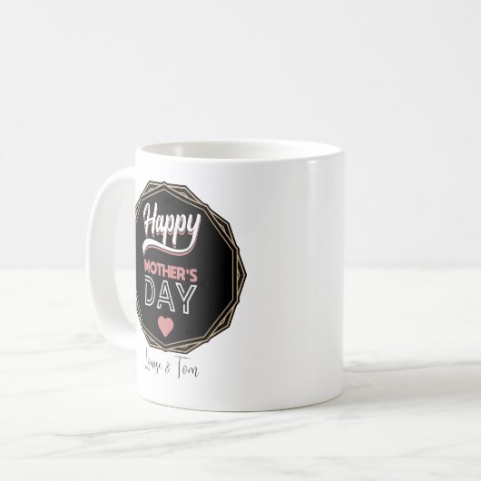 Happy moederdag koffiemok (Voorkant links)