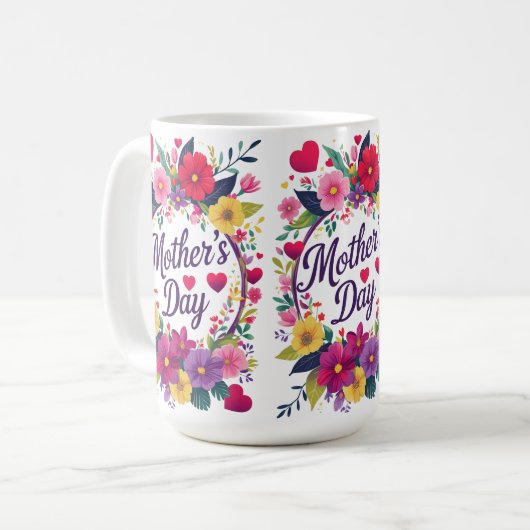 Happy Moederdag Koffiemok (Voorkant links)