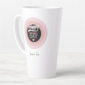 Happy moederdag koffiemok latte mok (Linkerhoek)
