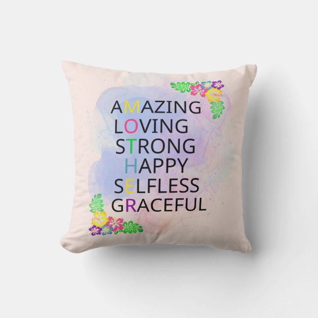 Happy Moederdag Kussen (Voorkant)