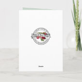 HAPPY MOEDERDAG LADY OF FATIMA ROOS WREATH KAART (Achterkant)