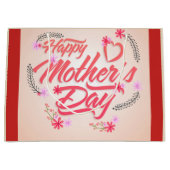 Happy Moederdag Large Cadeautasje (Voorkant)