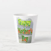 Happy Moederdag Latte Mok (Voorkant)